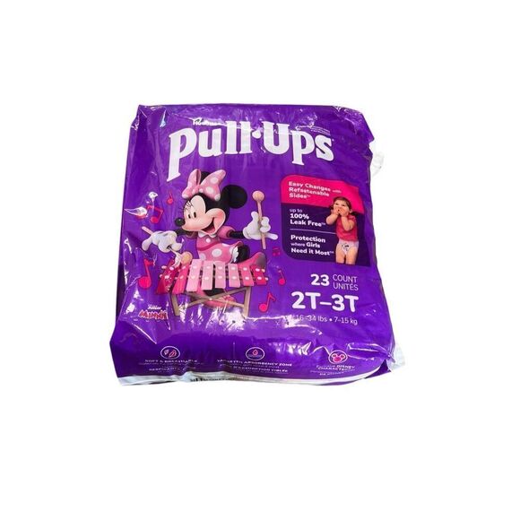 Pull-Ups Huggies Training Pants Disney Junior Minnie 2T-3T (16-34 lbs) 23 - Picture 1 of 2
